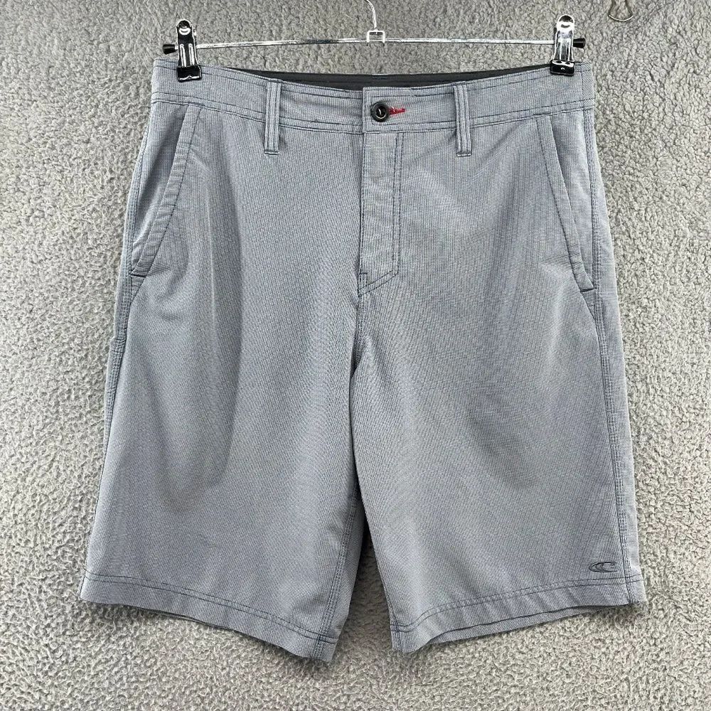 O'NEILL Hybrid Shorts w/ Pockets Gray Men's Size 32 surf beach coastal